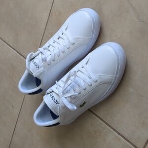 Lacoste White Sneakers Size 10 New